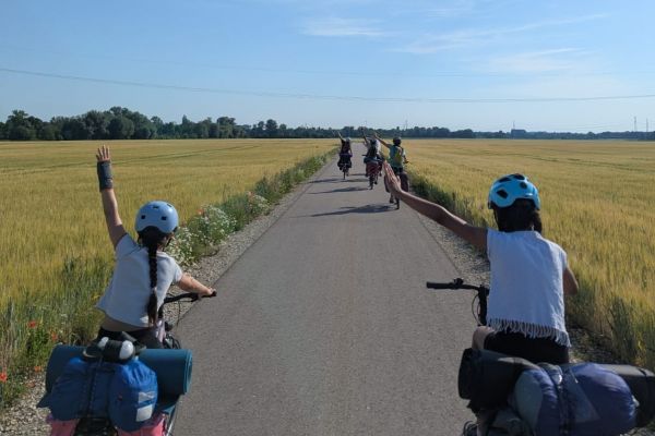 Erlebnispädagogik. Eine Radltour für Betreute der Wohngruppen.